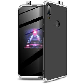 Funda De 3-en-1 360 Para Huawei P Smart Z-Plata+Negro