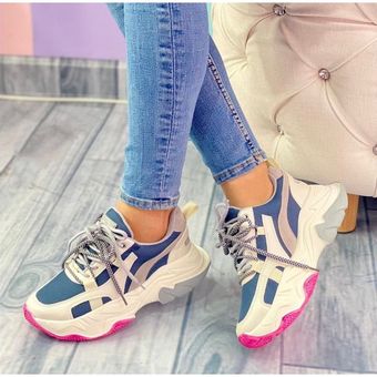 Tenis Deportivos de Mujer Zapatos de Moda Informal Calzado Casual Urbanos | Linio - EV926FA0C4I3ULCO