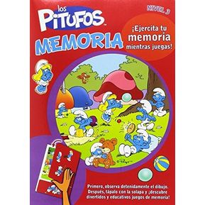 Los Pitufos Memoria Nivel 3. Rojo