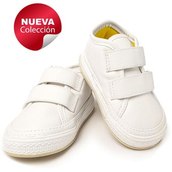 Zapatos Pilin Tenis Niño Caminante Star White 