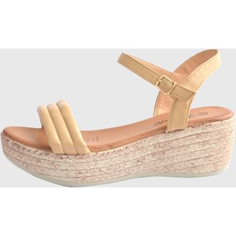 Sandalia Wuzuni Beige Weide 