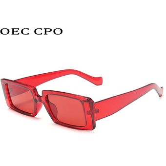 Oec Cpo gafas de sol de color rojo retro gafas de sol demujer 