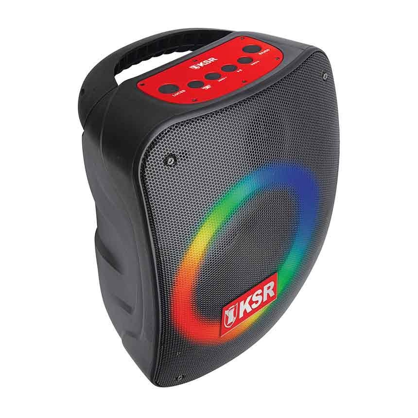 Bocina Bluetooth Recargable 4” 20 W RMS KSR-LINK con Luz RGB KSW-5006