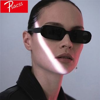 Psacss gafas de sol rectangulares retro diseñadores retromujer 