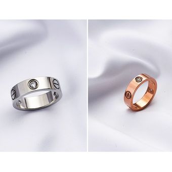 Anillo de dedo de moda de moda con joyería de las mujeres de diamantes de imitación para la fiesta de bodas 