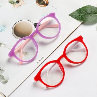 gafas para protección lentes de ordenador Gafas redondas antiluz azul para niños y niñas Marco ultraligero 