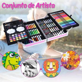 Set de Arte Profesional 145 Piezas Girl Pink GENERICO