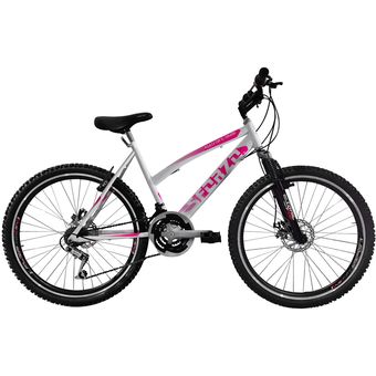 Bicicleta Dama Rin 27.5 Frenos Disco 18 Vel Blanca