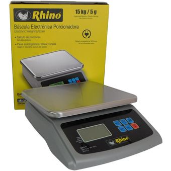 Bascula Rhino Porcionadora 10 Kg Libras Onzas Kilos