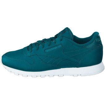 Tenis Reebok Classic Cl Lthr Hertea Piel Turquesa EF3033