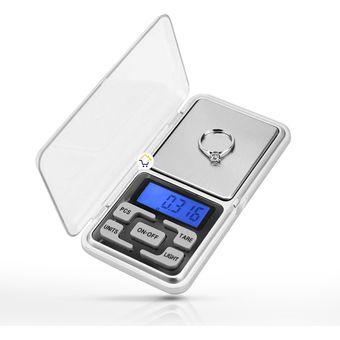 Balanza digital de cocina, de bolsillo. Pesa desde 0.01 hasta 500 gramos.  Balanza de precisión, portátil, para pesar alimentos, joyas, o  medicamentos