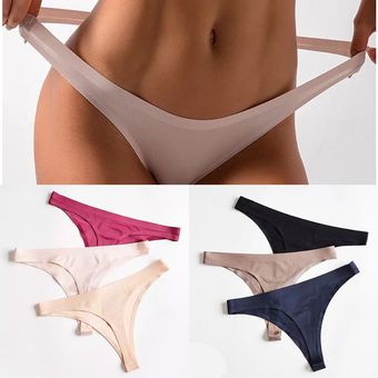 Hielo Seda Mujer Ropa Interior G Cadena Tanga Ropa Interior 