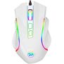 Mouse Gamer Redragon GRIFFIN WHITE M607W Hasta 7200 DPI, RGB - Blanco