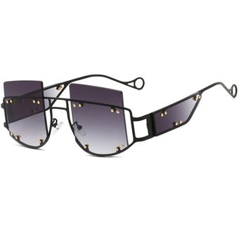 Design Sunglasses Women Men Oversized Square Vintage Sun De 