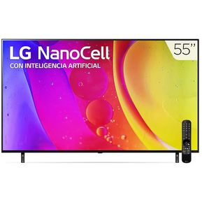 Pantalla LG 55 Nanocell Tv 4K Smart Tv con Thinq Ai 55NANO80...