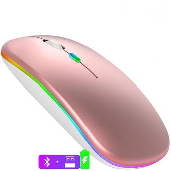 Mouse Bluetooth Recargable Dual Mode Inalambrico 24G GENERICO