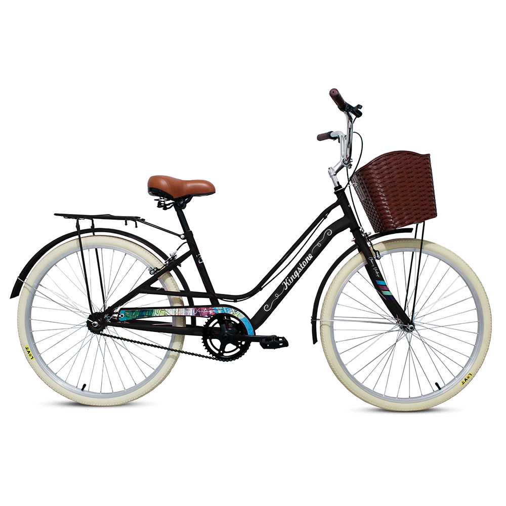 Bicicleta Urbana Para Dama Rodada 26 Kingstone Vintage Premium