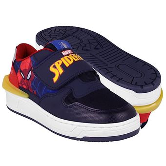 TENIS NI OS SPIDER MAN 33504 TEXTIL AZUL Linio M xico