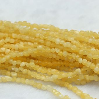 Perla Libre De Perlas De Oro De Miel Amarilla Natural Con 15 