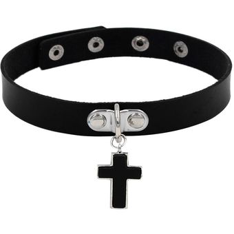 New Gothic Punk Leather Choker Necklace For Women Teens Gi ~ 