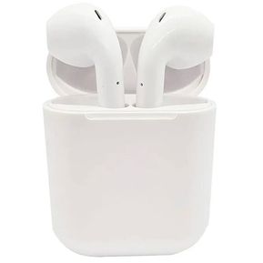 Audífonos Bluetooth i12 TWS Tipo Airpods Blanco