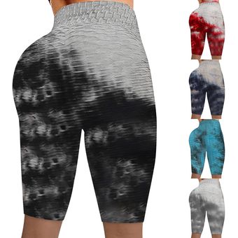#RD Pantalones cortos deportivos de cintura alta para Yoga,mallas cortas para Realce de glúteos,lo 