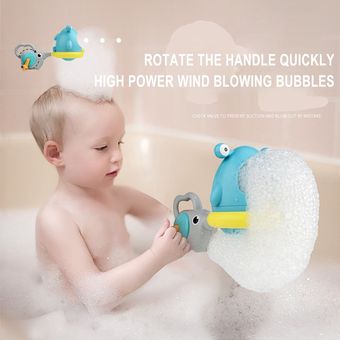 Bañera burbuja de jabón Máquina de baño de los cabritos Juguetes para niños Juguete Bubble Maker Manual 