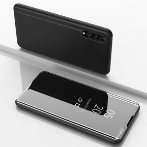 Funda De Chapado Espejo Para Samsung Galaxy A50-Negro