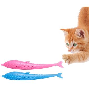 resistente Cepillo de dientes con hierba gatera para gatos 3 piezas 