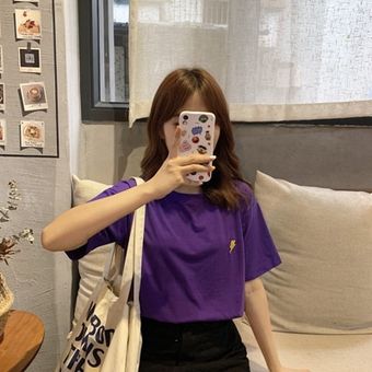 Camiseta divertida de Teletubbies para mujer camiseta de verano de algodón  con estampado Harajuku ropa coreana camiseta de gran tamaño para mujer  camisetas para mujer(#púrpura) LUN | Linio Perú - UN055FA1AIW55LPE