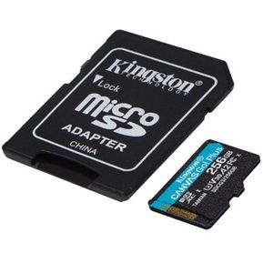Adaptador Kingston Micro SDXC Go Plus 256GB C10 UHS-I U3 V30