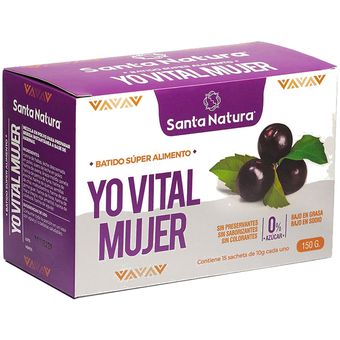 Yo Vital Mujer Batido Super Alimento Santa Natura Caja x15 | Linio Perú -  SA877HB04ZJ2LLPE