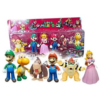 Set de Muñecos Mario Bros Juego de 5 Piezas Cañon