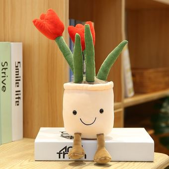 Juguete de peluche de tulipán realista de 35cm peluche de planta suculenta  decoración para habitación muñeca suave almohada creativa con flores en  maceta bonito regalo LUN | Linio Perú - UN055TB1J7UGDLPE