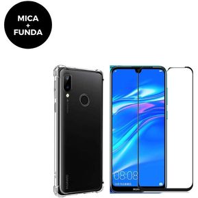 Mica + Funda Huawei Y7 2019 Transparente Anti Golpes