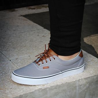 vans era hombre gris