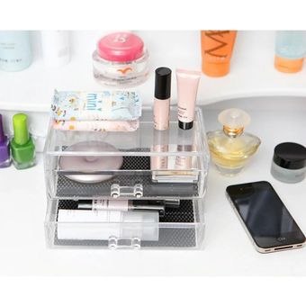 Organizador Acrílico Base Exhibidor Para Brochas Maquillaje