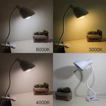 Modern LED Table Lamp for Bedroom Desk Lamp 3CCT Color Switchable 7W 