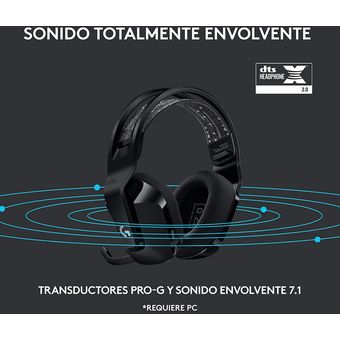 Diadema Logitech G733 Audifonos Inalambricos con Microfono Negra