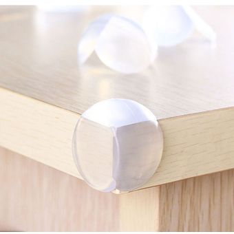 Paragolpes de mesa adhesivo transparente para bebé,Protector de seguridad con forma de bola,protección de esquina de escritorio,cojín,4 Uds. 
