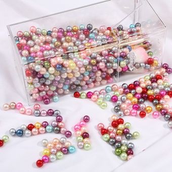 17 Colores 50-1000pcs346810 Mm De Imitación Circular No 