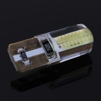 10pcs T10 18 LED Lámpara de silicona 12V 3W Alta calidad Inundación LED bombilla LED 