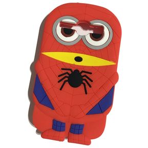 Funda Silicona Diseño Minion Spiderman Samsung Grand 2