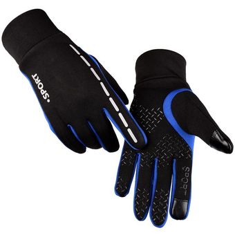 Cycling touch screen Gloves waterproof  bicycle winter reflective outd 