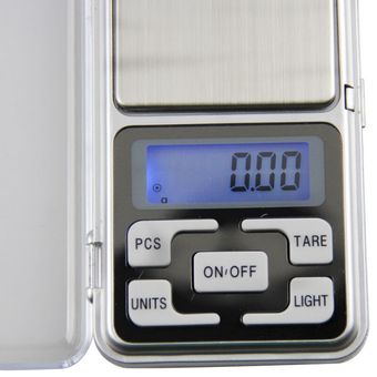 500g X0.01g Mini Básculas Digitales joyería electrónica de precisión báscula de peso Mini bolsillo Libra Balanza de alta precisión #300g 0.01g 