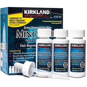 Minoxidil 5% 3 Frascos Para Crecimiento Capilar Barba Y Bigote