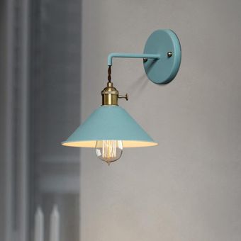 Lámpara de pared de hierro moderna y sencilla iluminación LED para dec 