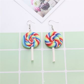 Nuevo Diseño Lindo Arcoiris Remolino Piruletas Gotas De De 