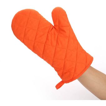 1 Uds algodón resistente al calor guante herramienta de cocina para hornear guantes antideslizantes Guantes para horno y microondas aislado 