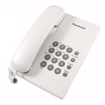 TELEFONO FIJO PANASONIC KX-TS500 BLANCO